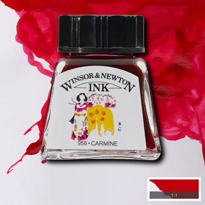 Winsor & Newton Ink Çini Mürekkebi 14ml 127 Carmine