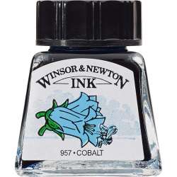 Winsor&Newton - Winsor & Newton Ink Çini Mürekkebi 14ml 176 Cobalt
