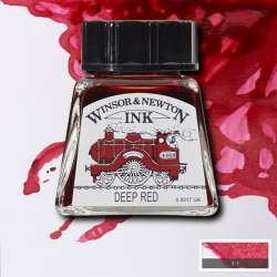 Winsor&Newton - Winsor & Newton Ink Çini Mürekkebi 14ml 227 Deep Red