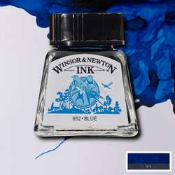 Winsor&Newton - Winsor&Newton Ink Çizim Mürekkebi 14 ml 032 Blue