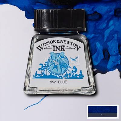 Winsor&Newton Ink Çizim Mürekkebi 14 ml 032 Blue