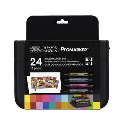 Winsor&Newton - Winsor&Newton Promarker 24lü Mixed Set