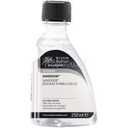 Winsor&Newton - Winsor&Newton Sansodor Low Odourless Solvent Terebentin 250ml