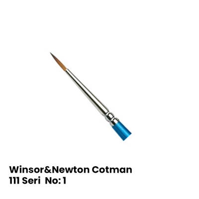Winsor&Newton 111 Seri Cotman Sulu Boya Fırçası No 1