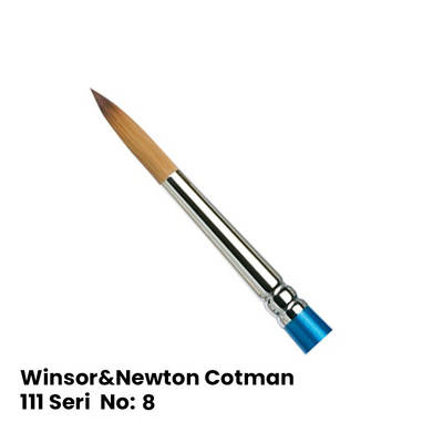 Winsor&Newton 111 Seri Cotman Sulu Boya Fırçası No 8