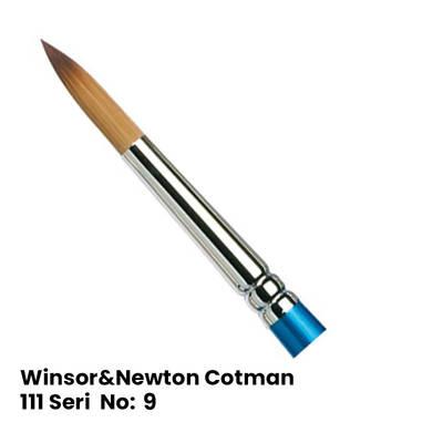 Winsor&Newton 111 Seri Cotman Sulu Boya Fırçası No 9