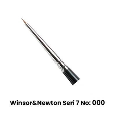Winsor&Newton Kolinsky Yuvarlak Minyatür Samur Fırça Seri 7 No 3/0