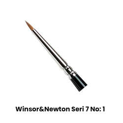 Winsor&Newton - Winsor&Newton Kolinsky Yuvarlak Minyatür Samur Fırça Seri 7 No 1