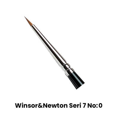 Winsor&Newton Kolinsky Yuvarlak Minyatür Samur Fırça Seri 7 No 0