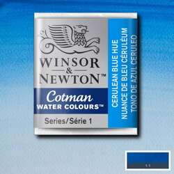 Winsor&Newton - Winsor&Newton Cotman Tablet Sulu Boya No:139 Cerulean Blue Hue
