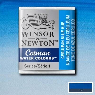 Winsor&Newton Cotman Tablet Sulu Boya No:139 Cerulean Blue Hue