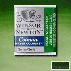 Winsor&Newton - Winsor&Newton Cotman Sulu Boya Tablet No:314 Hookers Green Light