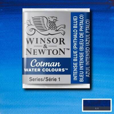 Winsor&Newton Cotman Tablet Sulu Boya No:327 Intense Blue