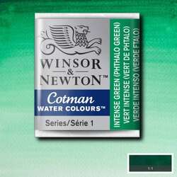 Winsor&Newton - Winsor&Newton Cotman Tablet Sulu Boya No:329 Intense Green