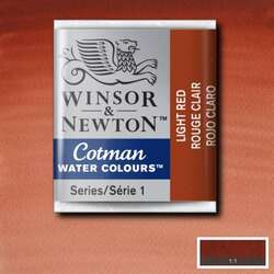 Winsor&Newton - Winsor&Newton Cotman Tablet Sulu Boya No:362 Light Red