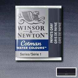 Winsor&Newton - Winsor&Newton Cotman Tablet Sulu Boya No:465 Paynes Grey