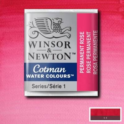 Winsor&Newton Cotman Tablet Sulu Boya No:502 Permanent Rose