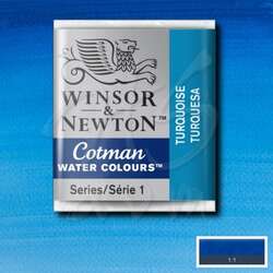 Winsor&Newton - Winsor&Newton Tablet Sulu Boya No:654 Turquoise