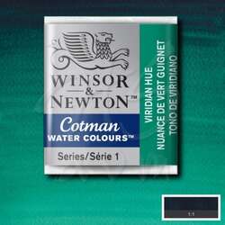 Winsor&Newton - Winsor&Newton Tablet Sulu Boya No:696 Viridian Hue
