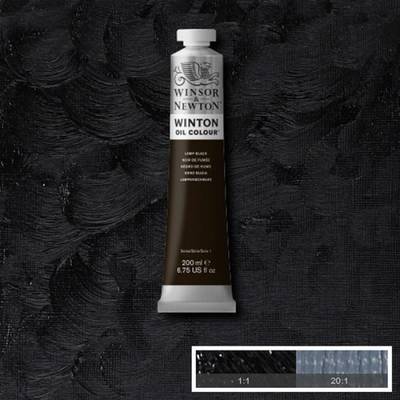 Winsor&Newton Winton 200 ml Yağlı Boya No:25 Lamp Black