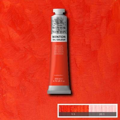 Winsor&Newton Winton Yağlı Boya 200 ml No:38 Scarlet Lake