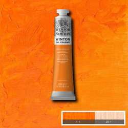 Winsor&Newton - Winsor&Newton Winton Yağlı Boya 200 ml No:4 Cadmium Orange Hue