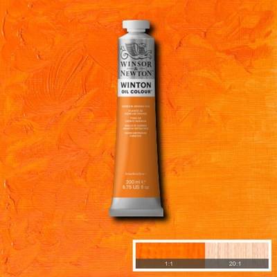 Winsor&Newton Winton Yağlı Boya 200 ml No:4 Cadmium Orange Hue