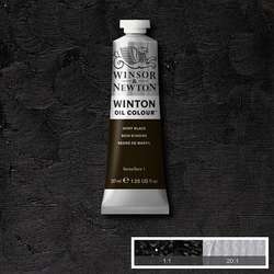 Winsor&Newton - Winsor&Newton Winton Yağlı Boya 37 ml 24 Ivory Black