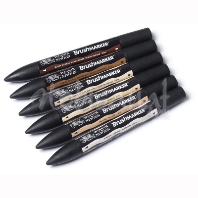 Winsor&Newton Brush Marker 6lı Set Skin Tones