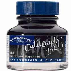 Winsor&Newton - Winsor&Newton Calligraphy Mürekkebi 30ml Black 30