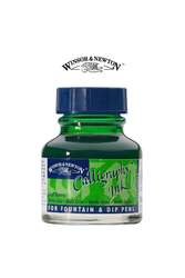 Winsor&Newton - Winsor&Newton Calligraphy Mürekkep 30 ml Leaf Green 341