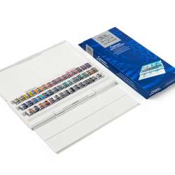 Winsor&Newton - Winsor&Newton Cotman 45li Sulu Boya Seti 1/2 Tablet