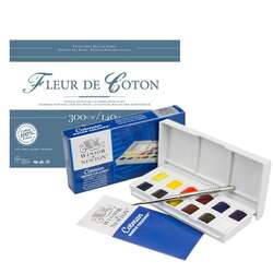 Winsor&Newton - Winsor&Newton Cotman Sketchers Sulu Boya Seti Defter Hediyeli S-1