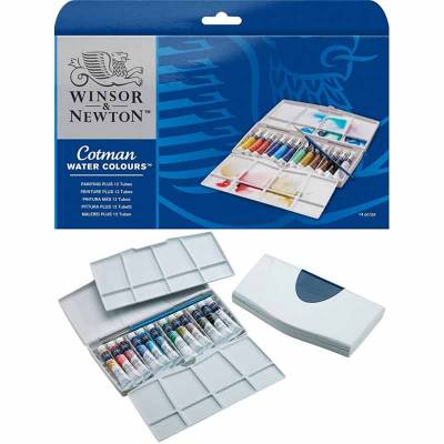 Winsor&Newton Cotman Tüp Sulu Boya 12li Painting Plus