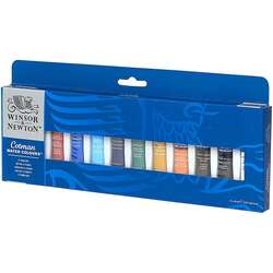 Winsor&Newton - Winsor&Newton Cotman Tüp Sulu Boya 12li Tüp (1)