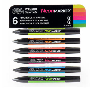 Winsor&Newton Neonmarker 6lı Set 4827C