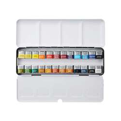 Winsor&Newton - Winsor&Newton Professional Sulu Boya 24lü Yarım Tablet