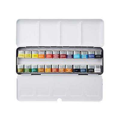 Winsor&Newton Professional Sulu Boya 24lü Yarım Tablet