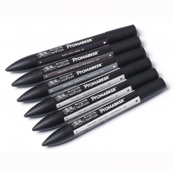 Winsor&Newton Promarker 6lı Set Neutral Tones - 4