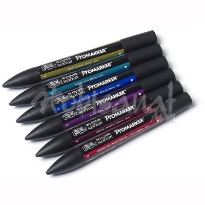 Winsor&Newton Promarker 6lı Set Rich Tones