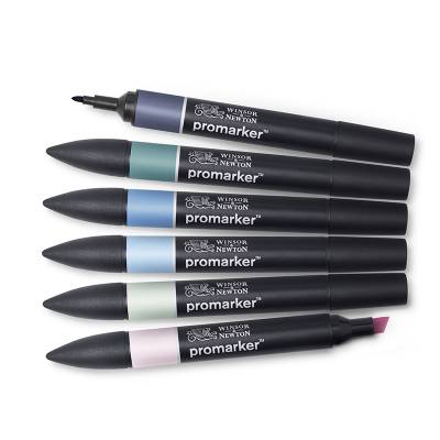 Winsor&Newton Promarker 6lı Set Skyscape Tones 1