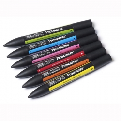 Winsor&Newton Promarker 6lı Set Vibrant Tones - 4