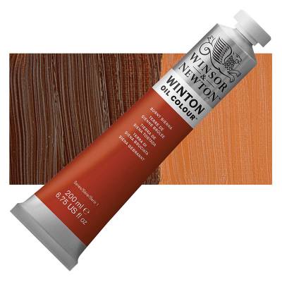 Winsor&Newton Winton Yağlı Boya 200ml 074 (2) Burnt Sienna