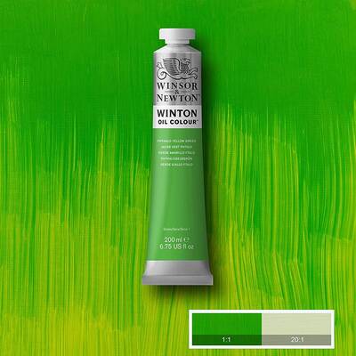 Winsor&Newton Winton Yağlı Boya 200ml 403 Phthalo Yellow Green