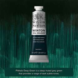 Winsor&Newton - Winsor&Newton Winton Yağlı Boya 37ml 048 Phthalo Deep Green