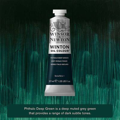 Winsor&Newton Winton Yağlı Boya 37ml 048 Phthalo Deep Green