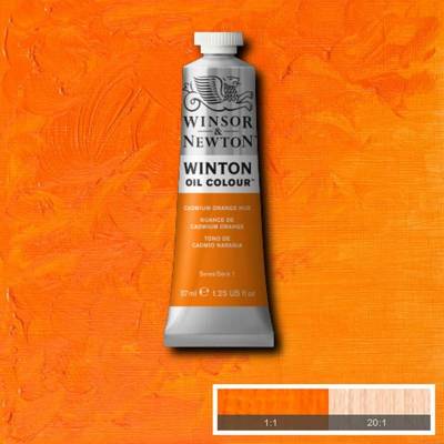 Winsor&Newton Winton Yağlı Boya 37ml 090 Cadmium Orange Hue
