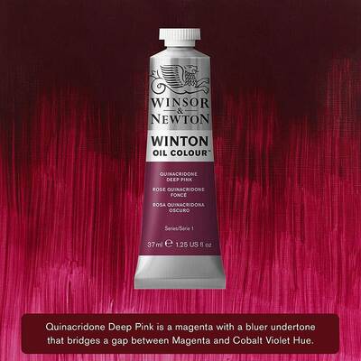 Winsor&Newton Winton Yağlı Boya 37ml 250 Quinacridone Deep Pink