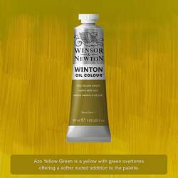 Winsor&Newton - Winsor&Newton Winton Yağlı Boya 37ml 280 Azo Yellow Green
