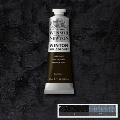 Winsor&Newton Winton Yağlı Boya 37ml 337 Lamp Black